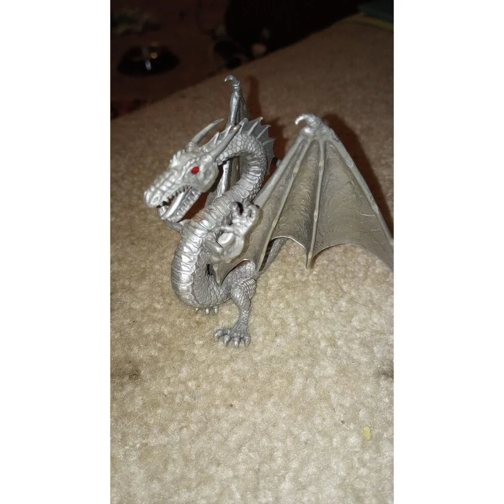 Perth Pewter  White Winged Dragon. Must Add For Any Collection.